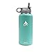 MAPS Vacuum Insulated Wide Mouth Multiple Sizes Colors Stainless Steel HOT COLD Durable Bottle Plus Bonus Cap