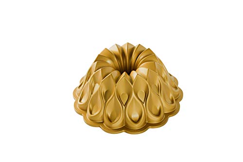 Nordic Ware 91777 Crown Bundt Pan, One Size, Gold