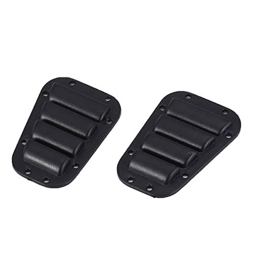 shepoIseven 2pcs RC Decoration Motor Cover Side Air Intake Grille for Traxxas TRX-4 1/10 RC Crawler Climbing Car Spare Parts Accessories