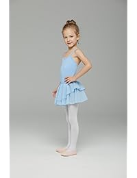 Vestido de leotardo de algodón con camisola para niñas MdnMd