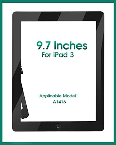 for iPad Screen Replacement-SRJTEK Touch Screen for iPad 3, 3rd