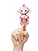 Fingerlings Glitter Monkey - Rose (Pink Glitter) - Interactive Baby Pet - By WowWee primary