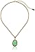 1928 Jewelry 14K Gold Dipped Gemstone Rose Quartz Pink Oval Pendant Necklace For Women, 16