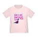 CafePress Girls Like Dinosaurs Too RAWRRHH T Shirt Cute Toddler T-Shirt, 100% Cotton Pink