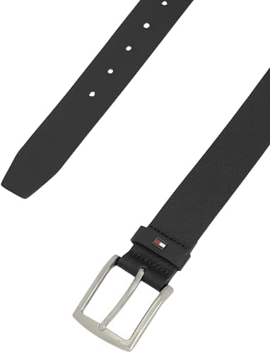 Herren Gürtel Denton Pebble 4,0 cm Dornschließe, Schwarz (Black), 85 cm