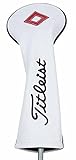 Titleist White Leather Fairway Head Cover 2016 White