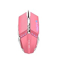 Heitaisi Gaming Mouse,Rechargeable 7 Colors Backlit Breathing Comfort Gaming Mouse for Computer Laptop