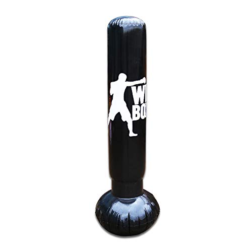 image for xivqiuny Inflatable Fitness Punching Bag,Free-Standing Fitness Target 