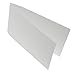 Folded 10 Point Card Stock Laminating Carriers 9-1/4” x 12-3/8” (235mm x 314mm x 250 microns Thick) [pk of 5] Letter Size, Silicone Coated Inside