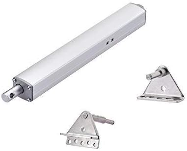 Soon Industrial Inline Designed Linear Actuator 2 Inch 2" Stroke, 180 Pounds Lbs Maximum Lift, 12 Volt 12V, with Brackets