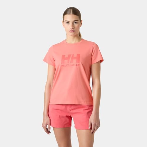 Maglietta con Il Logo W HH 3.0 Donna, Mandorla Corallo, S