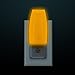 Maxxima MLN-16 Amber LED Night Light Plug In With Auto Dusk to Dawn Sensor, 5 Lumens (Pack of 4)
