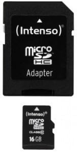 Intenso 3413470 Class 10 Micro SD Card 32GB U1 w/ Adapter Full HD Video view 3