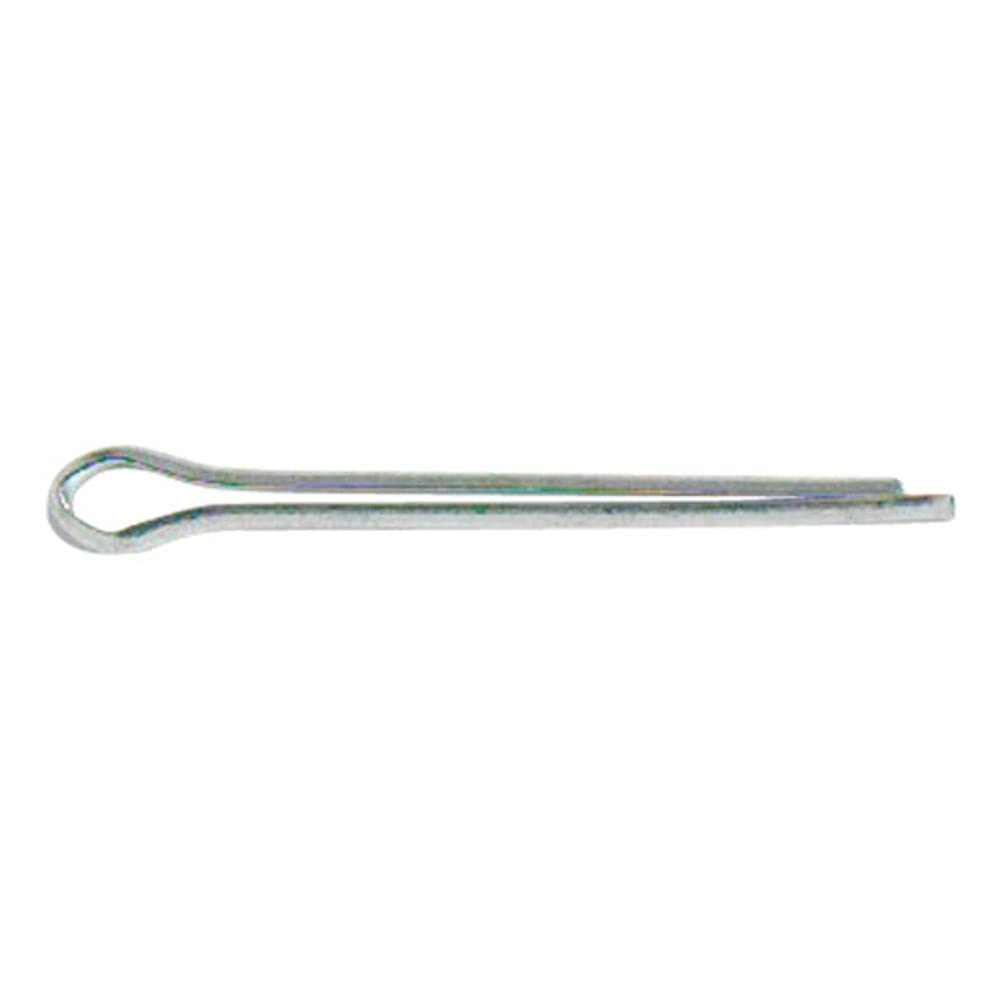 Merriway BH03496 (20 Pcs) 38 x 3mm (1.1/2 inchx 1/8 inch) BZP Split Cotter Pin - Pack of 20 Pieces