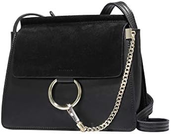 Women Genuine Leather Crossbody Shoulder Purse with Chain Fashion Chain Shoulder Purse FY Bag