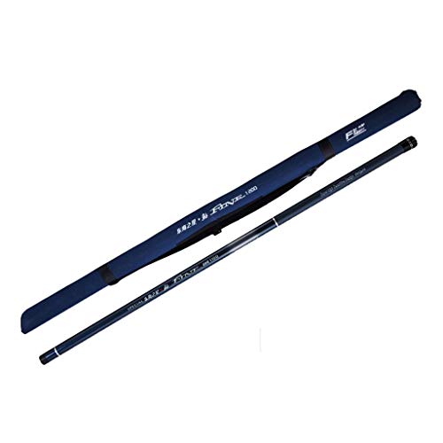 JIE KE Angelausrüstung Tragbare Teleskop-Angelrute-Pole Faltende Carbon Silberfisch Licht und resistente Angelruten – Bild 8