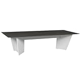 Regency Conference Room Table, 10 ft, Ash Grey/White