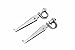 Radracing Motorcycle Foot Pegs Clamps Kit 1