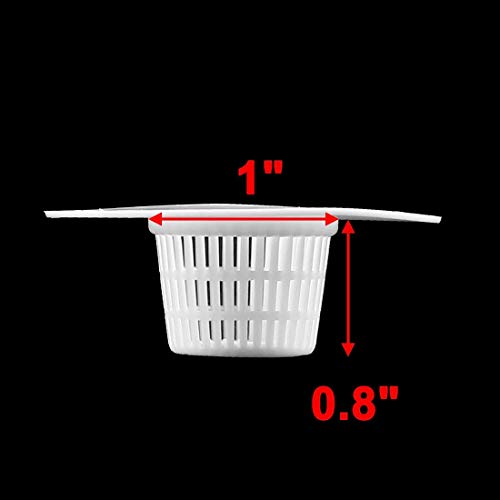 Nxtop Bathroom Plastic Drain Hair Stopper Strainers Sink Drainer White (Pack of 4) Sink Strainers Rubber Shower Traps Floor Rubber Shower Drain Covers Basin Filters Silicone Filters For Kitchen - Thumbnail 2