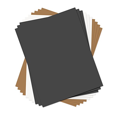 Sizzix paper leather sheets 8-1/2-inch by 11-inch assorted basics…