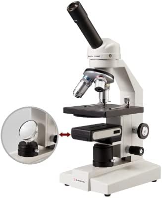 Amazon 島津理化 生徒用生物顕微鏡 40倍 400倍 反射鏡と充電式ledの光源切替式 Sgt 400rlb 顕微鏡 通販