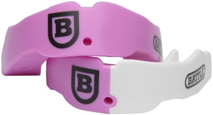 Battle Sports Fang Mouthguards 2-Pack โ Football Protection for Youth & Adults โ Includes Strap โ Works with Braces โ Enhanced Dental Coverage โ Ideal for Contact Sports