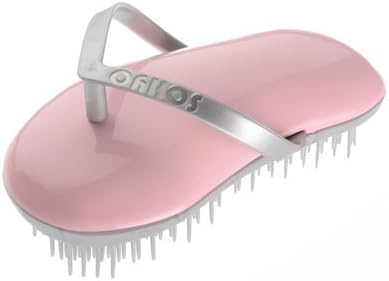 Sohyo Flip Flop Silver Powder Detangler Brush for Wavy Thick Fine Dry Wet Hair