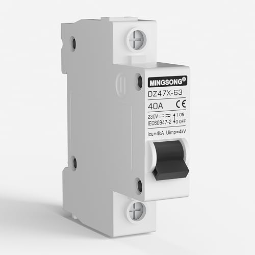 MINGSONG DC Solar Disconnect Switch 40 Amp