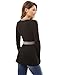 PattyBoutik Women's Long Sleeve Wrap Tunic Top