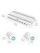 USB C PD 60W Charging Station with QC 3.0, Unitek 160W 10-Port USB Quick Charger Dock, Power Delivery Compatible with Laptop MacBook, Pixel, Upgraded Dividers