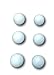 MT Products White Polystyrene Round Foam Balls 1.5