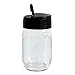 reCAP Mason Jars Lid Mini Shaker Caps, Miniature Mouth | Black | 4 Pack | BPA-Free, USA Made Ball Miniature Mason Jar Lids, Made with Safe, No-Break Materials