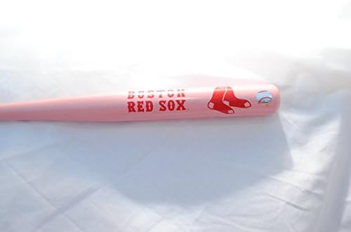 Boston Red Sox Commemorative Mini Baseball Bat, Pink with Red Logo