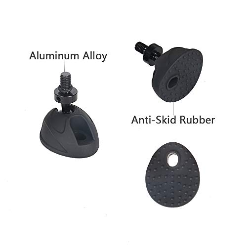 Avella Universal Anti-Slip 3/8 Inch Tripod Monopod Rubber Foot Spike for Tripod Monopod