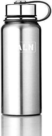 DALN 32oz Vacuum Insulated Stainless Steel Water Bottle - Summit Wide Mouth Thermos Travel Mug - Double Walled Flask - Powder Coated Hydro Canteen