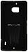 Amzer Double Layer Rugged Hybrid Case Cover with Kickstand for Nokia Lumia ICON 929, Nokia Lumia 930 - Retail Packaging - Black