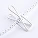 BINGONE Portable Travel Home Style Outdoor Windproof Clothesline with 12 pcs Clip (White - Upgrade Version)