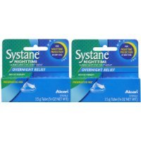 Systane Nighttime Lubricant Eye Ointment-0.123 oz, 3.5g, 2 pk