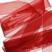 Red Organza ribbon 22mm 10m length