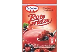 Dr. Oetker Rote Gruetze Himbeer / Raspberry 3pack