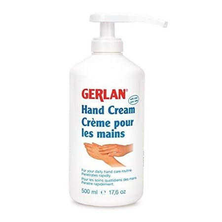 Gerlasan Handcreme Kit/Gehwol Hand Creme/Gerlach Hand Creme/Saal Größe 0,5l 500 ml/größte auf Amazon/mit Erhaltung Pack/derma