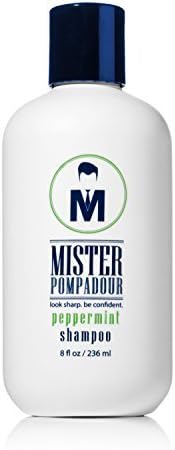 Mister Pompadour Peppermint Shampoo - 8.5 oz - Look Sharp. Be Confident by Mister Pompadour