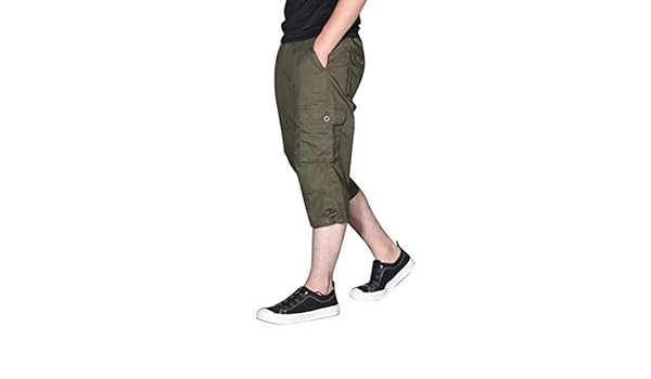 calf length cargo shorts