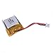 HobbyFlip Li-Po Battery Power Pack 3.7v 100mAh 18x15x7mm 2.75 Grams Compatible with Estes Proto-X 2 Pack