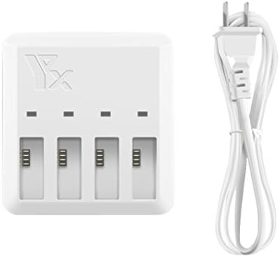 Loveberry 4in1 Multi Battery Charger Travel Wall Charger Quick Charging with Foldable Plug for iPhone iPad, Samsung Galaxy, Bluetooth Speaker Headset &amp; Power Bank, White (1)