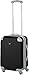 Travelers Club Chicago Hardside Expandable Spinner Luggage, Black/Grey, Carry-On 20-Inch