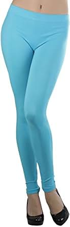 4 Pack Tobeinstyle Women S Full Length High Waisted Stretchy Microfiber Leggings