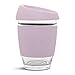 Ano Reusable Glass Coffee Cup 100% Plastic Free (Dusk, 12oz)