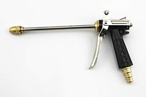 Toolso Lengthened Adjustable High Pressure Car Washer Washing Water Spray Gun Copper Garden Sprayer Water Gun With Teat Tower Nozzle
