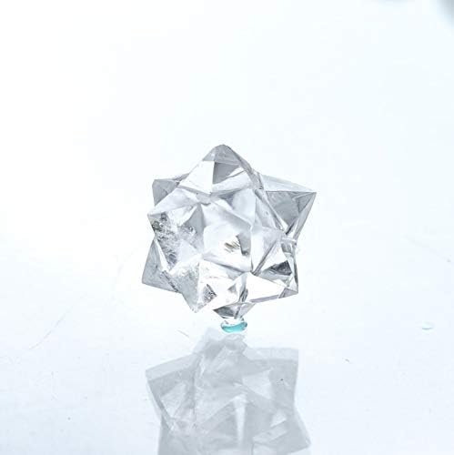 Amazon ブルーコーン パワーストーン ヒマラヤ水晶 水晶 マルカバスター マカバ 神聖幾何学 幸運 開運 お守り石 クリア 天然石アクセサリー 持ち歩き 天然石 おしゃれ シンプル レディース メンズ インテリア オンライン通販